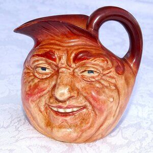 Vtg Toby Jug John Barleycorn Old Lad Royal Doulton Pitcher 3.5"